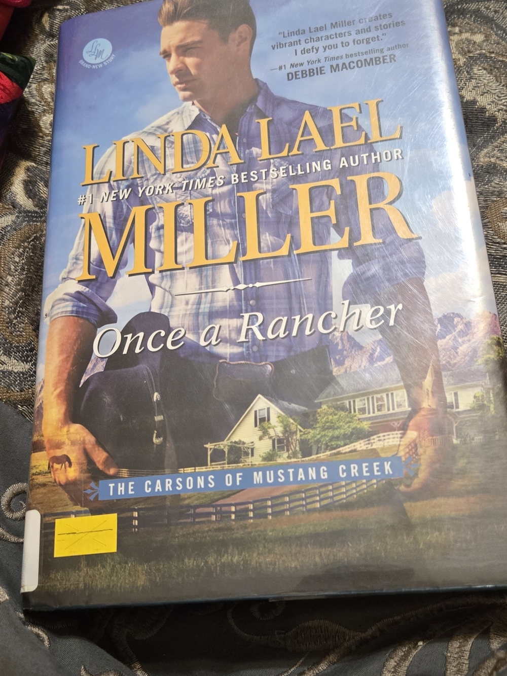 "Once a Rancher" Hardcover Book - Blue Cover